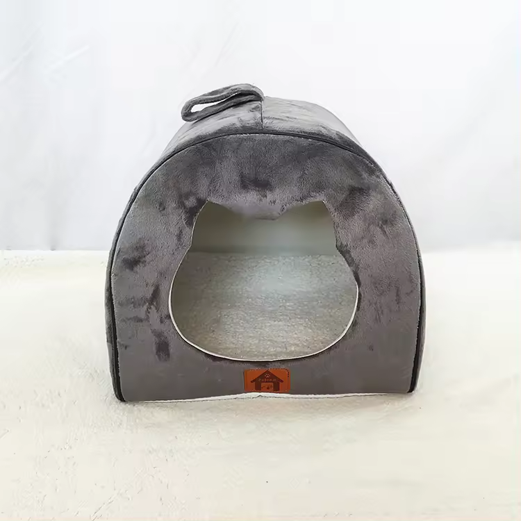 洗えるカバー付き猫用ベッド